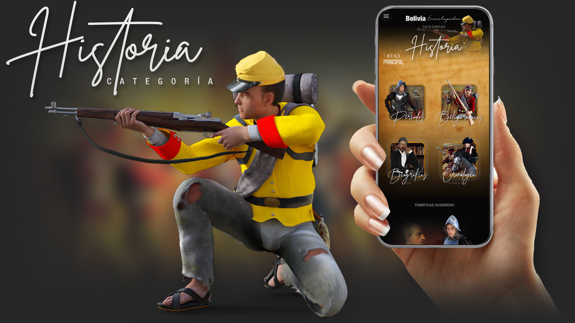 ©Saphistudios - App Bolivia enciclopedia – Categoría Historia